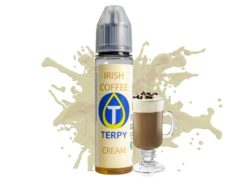 Flasche mit Vape-liquid mit dem cremigen Geschmack von Irish Coffeé