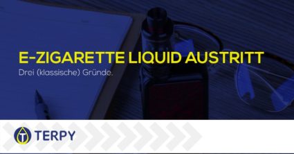 elektronischen Zigarette e zigarette Liquid austritt