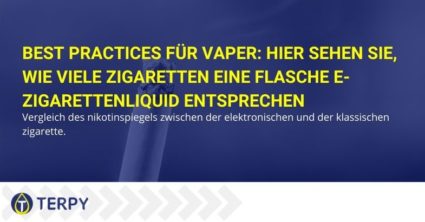 wie viele Zigaretten eine Flasche e-Zigaretten-liquid entsprechen