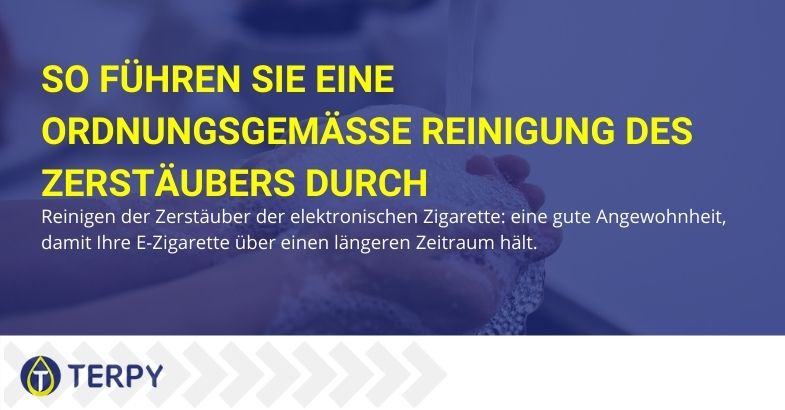 So reinigen Sie den Zerstäuber der elektronischen Zigarette ordnungsgemäß