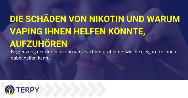 Begrenzen Sie den Nikotinschaden mit einer elektronischen Zigarette