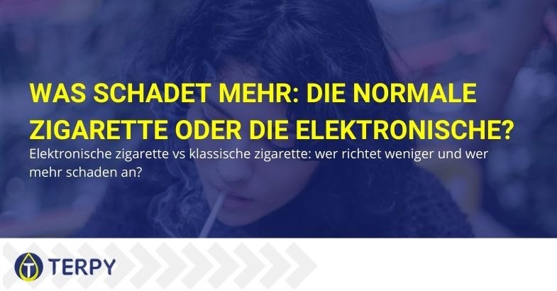 Ist eine E-Zigarette oder eine normale Zigarette schädlicher?