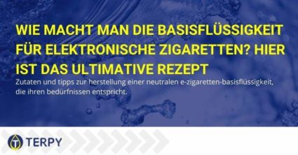 Flüssige Basis für die elektronische Zigarette: wie man sie zubereitet