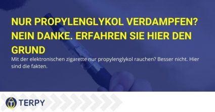 Finden Sie heraus, ob Sie mit der E-Zigarette nur Propylenglykol verdampfen können