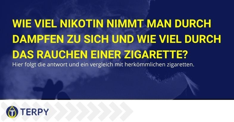 Wie viel Nikotin bekommt man durch das Rauchen von Zigaretten oder das Dampfen mit einer E-Zigarette?