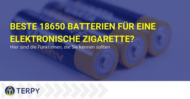 Beste 18650-Batterien für elektronische Zigarette.