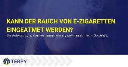 So inhalieren Sie den Rauch der elektronischen Zigarette