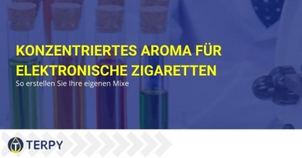 Verwendung von konzentrierten Aromen für E-Zigaretten