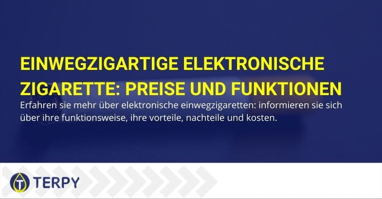 Preise und Funktionen der elektronischen Einwegzigarette