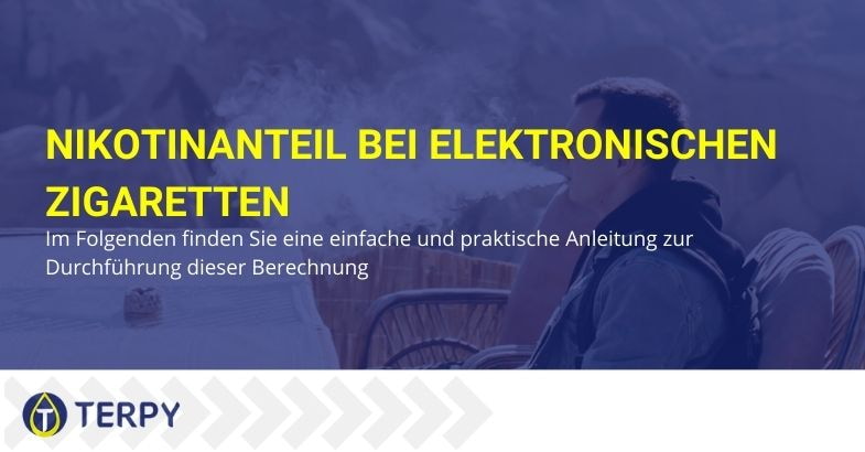 Wie berechnet man das Nikotinverhältnis bei elektronischen Zigaretten?