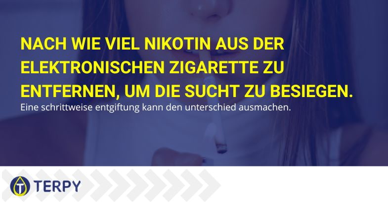 Um die Sucht zu besiegen, wie viel Nikotin aus der E-Zigarette entfernen