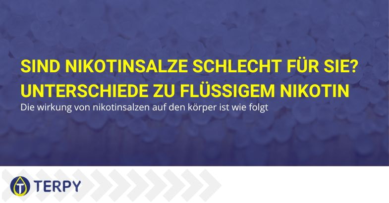 Sind Nikotinsalze schlecht für Sie?