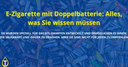 E-zigarette mit doppelbatterie