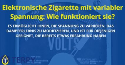 Elektronische Zigarette mit variabler Spannung