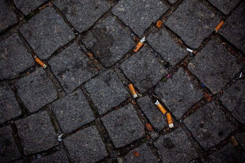 Schwerwiegende Umweltauswirkungen von Zigaretten