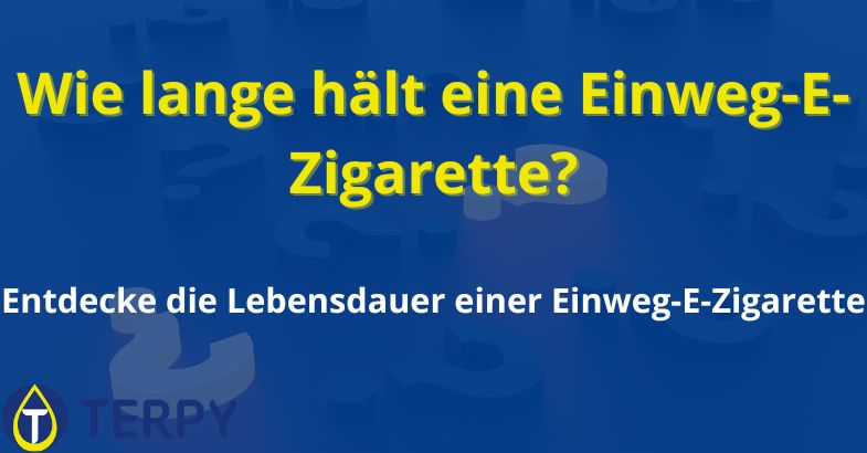 Wie lange hält eine Einweg-E-Zigarette?
